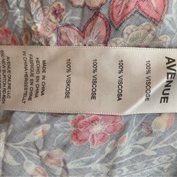 Women’s Cornflower Blue Floral Off the Shoulder Maxi Dress - Picture 7 of 9